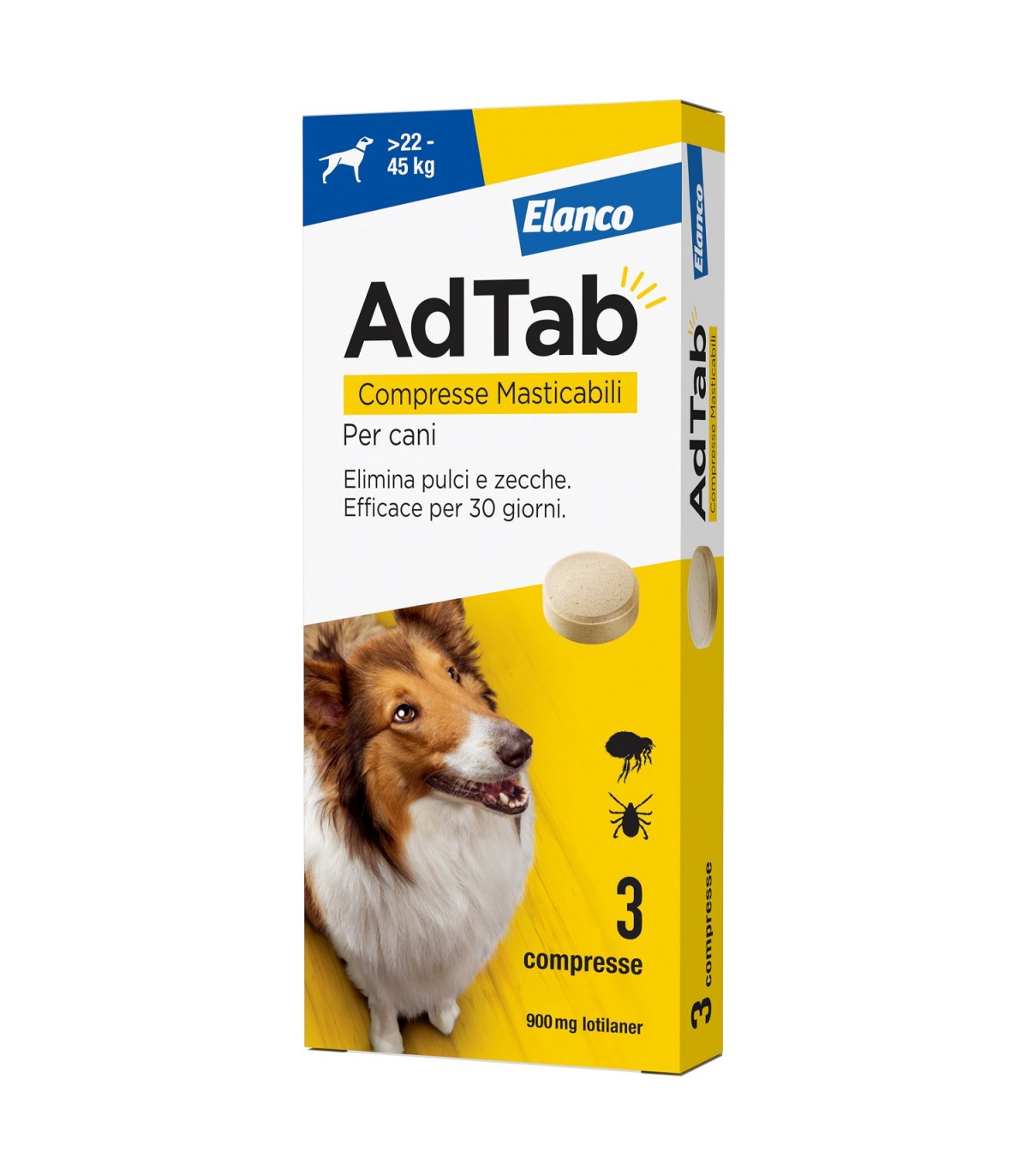 ADTAB COMPRESSE MASTICABILI PER CANI (UNA COMPRESSA)