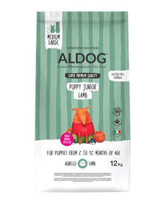 ALDOG PUPPY JUNIOR LAMB MEDIUM/LARGE 12KG