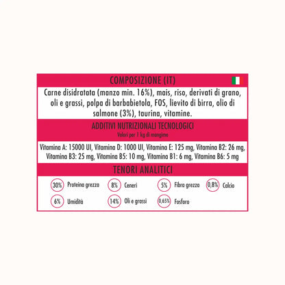 CROCCHETTE PER GATTI ALFA CATS MANZO 100% ITALIANO PER GATTI STERILIZZATI
