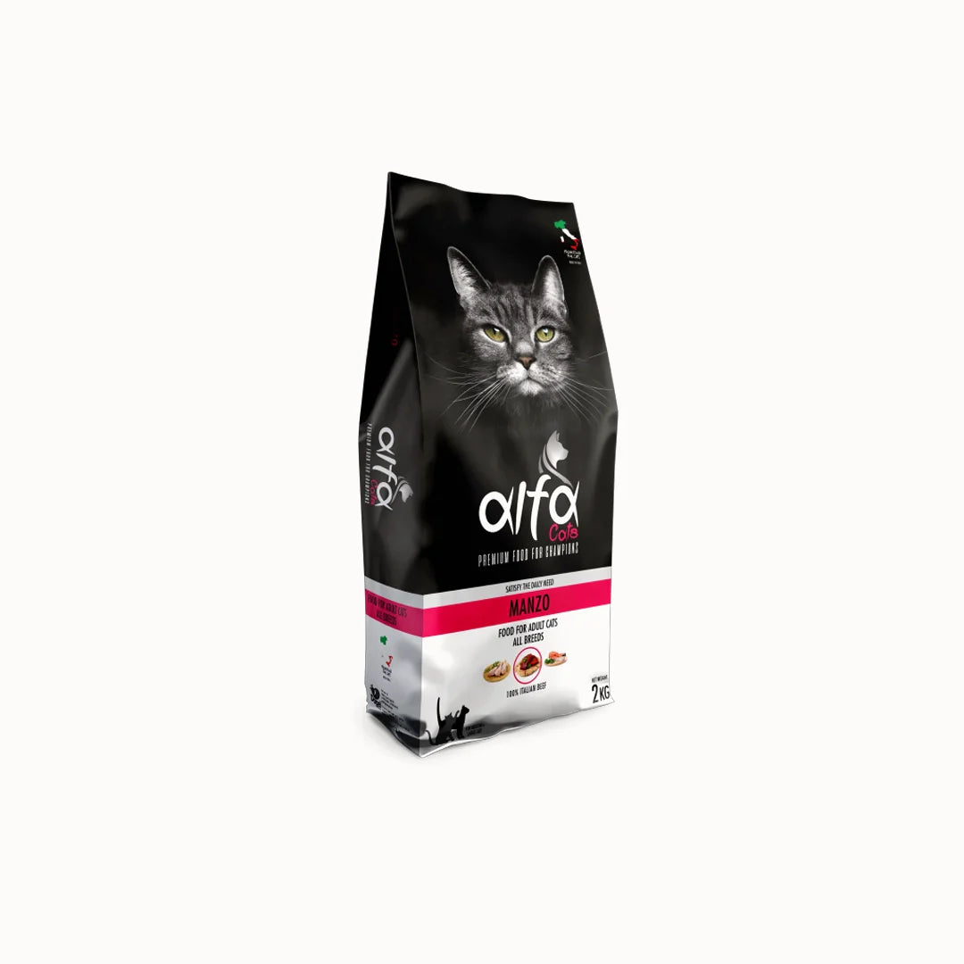 CROCCHETTE PER GATTI ALFA CATS MANZO 100% ITALIANO PER GATTI STERILIZZATI