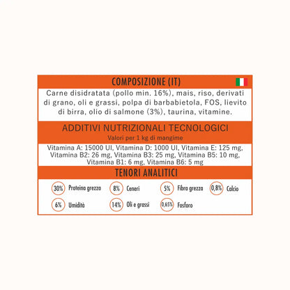 ALFA CATS ADULT POLLO - ALIMENTO SECCO ADATTO AL MANTENIMENTO E LA CURA DELLA PELLE