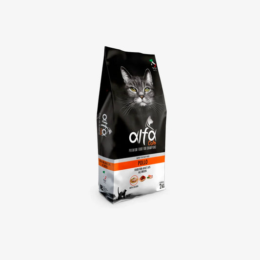 ALFA CATS ADULT POLLO - ALIMENTO SECCO ADATTO AL MANTENIMENTO E LA CURA DELLA PELLE