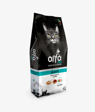 ALFA CATS ADULT SALMONE - ALIMENTO SECCO ADATTO AL MANTENIMENTO E LA CURA DELLA PELLE