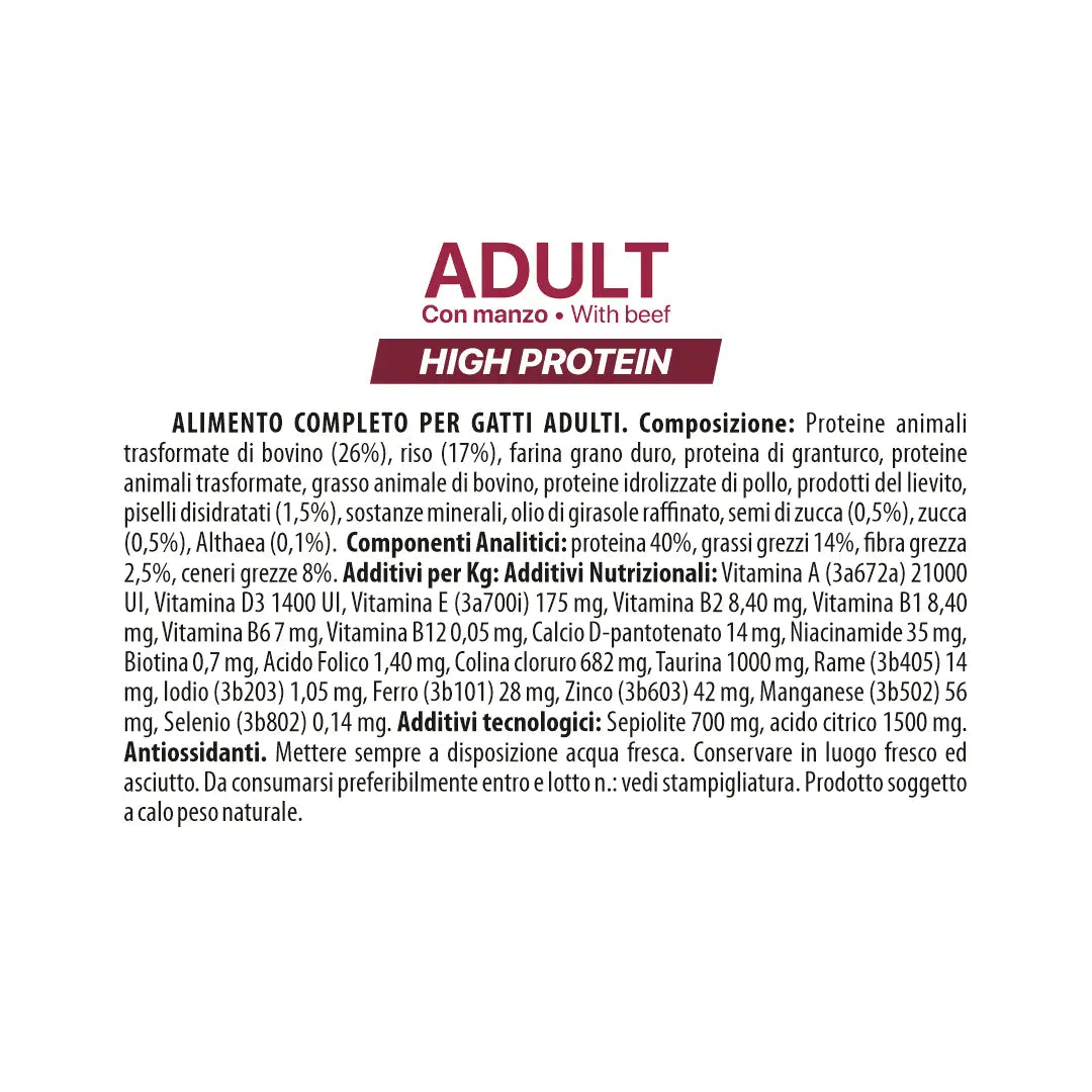 ALTHEA CAT ADULT - MANZO E RISO - 1,5 KG