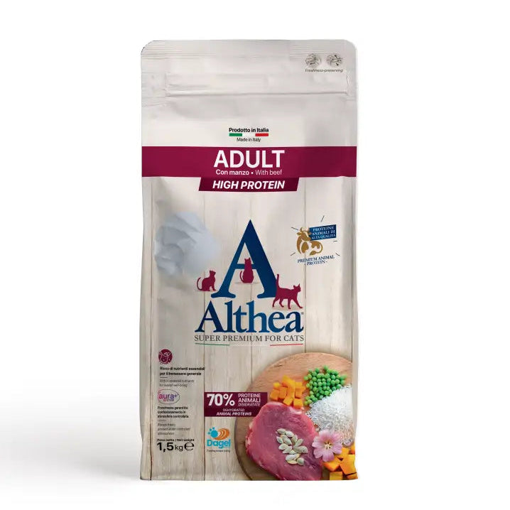 ALTHEA CAT ADULT - MANZO E RISO - 1,5 KG
