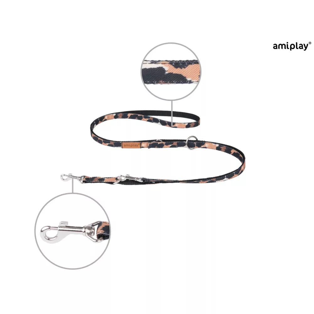 GUINZAGLIO REGOLABILE 6 IN 1 AMIPLAY SAFARI - S