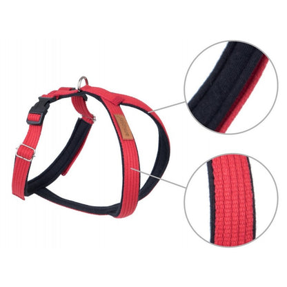 PETTORINA REGOLABILE GRAND SOFT IN COTONE - ROSSO