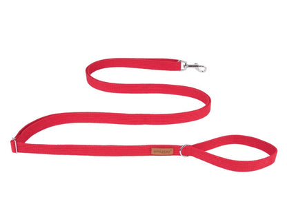 GUINZAGLIO IN COTONE - AMIPLAY ROSSO
