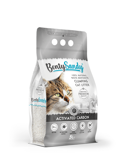 BENTY SANDY - LETTIERA SUPER PREMIUM AGGLOMERANTE BIANCA 5L