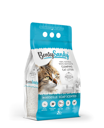 BENTY SANDY - LETTIERA SUPER PREMIUM AGGLOMERANTE BIANCA 5L