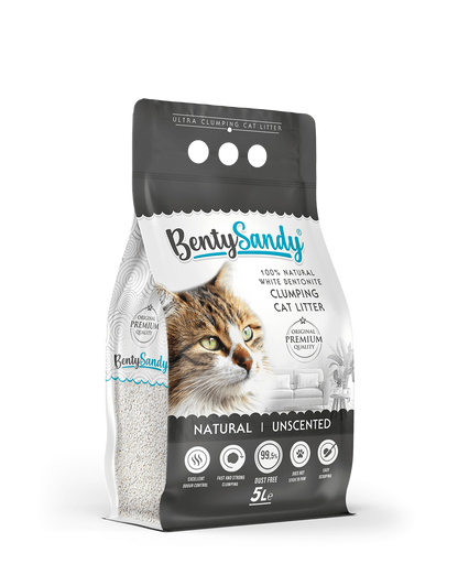 BENTY SANDY - LETTIERA SUPER PREMIUM AGGLOMERANTE BIANCA 5L