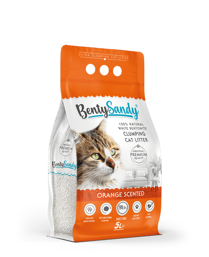 BENTY SANDY - LETTIERA SUPER PREMIUM AGGLOMERANTE BIANCA 5L