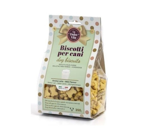BISCOTTI PER CANI AROMA LATTE - 350 G
