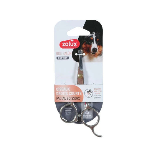 FORBICI DRITTE CORTE (VISO E DETTAGLI) DA TOELETTATURA - DOG SALON EXPERT