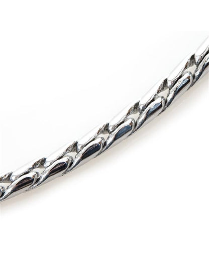 COLLARE STRANGOLO A MAGLIA TONDA IN OTTONE