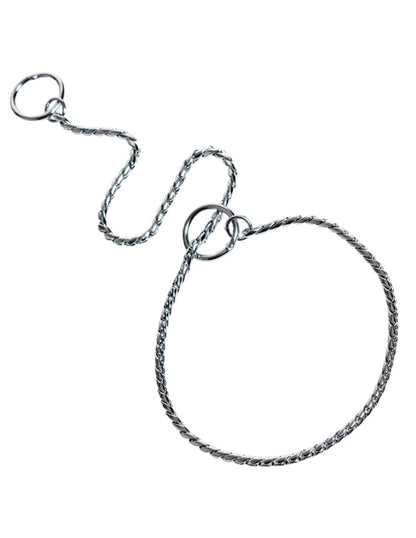 COLLARE STRANGOLO A MAGLIA TONDA IN OTTONE