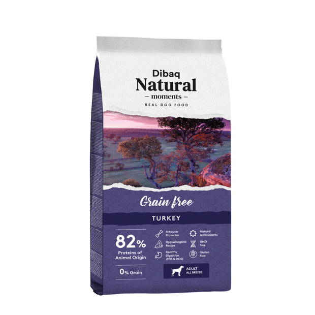 DIBAQ Natural Moments GRAIN FREE TURKEY KG. 12