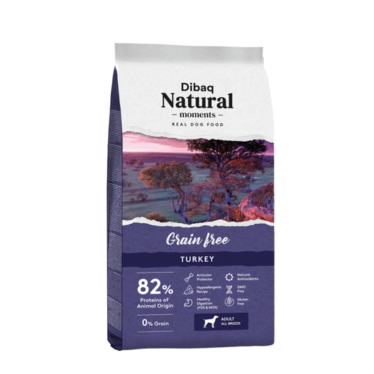 DIBAQ Natural Moments GRAIN FREE TURKEY KG. 12