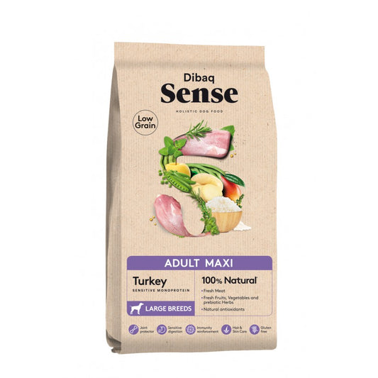 DIBAQ SENSE LG ADULT MAXI TURKEY KG. 12