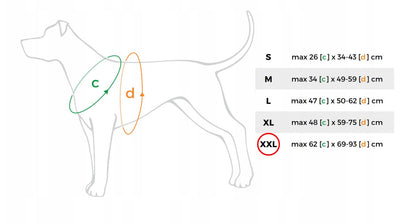 PETTORINA REGOLABILE GRAND SOFT IN COTONE - ARANCIONE