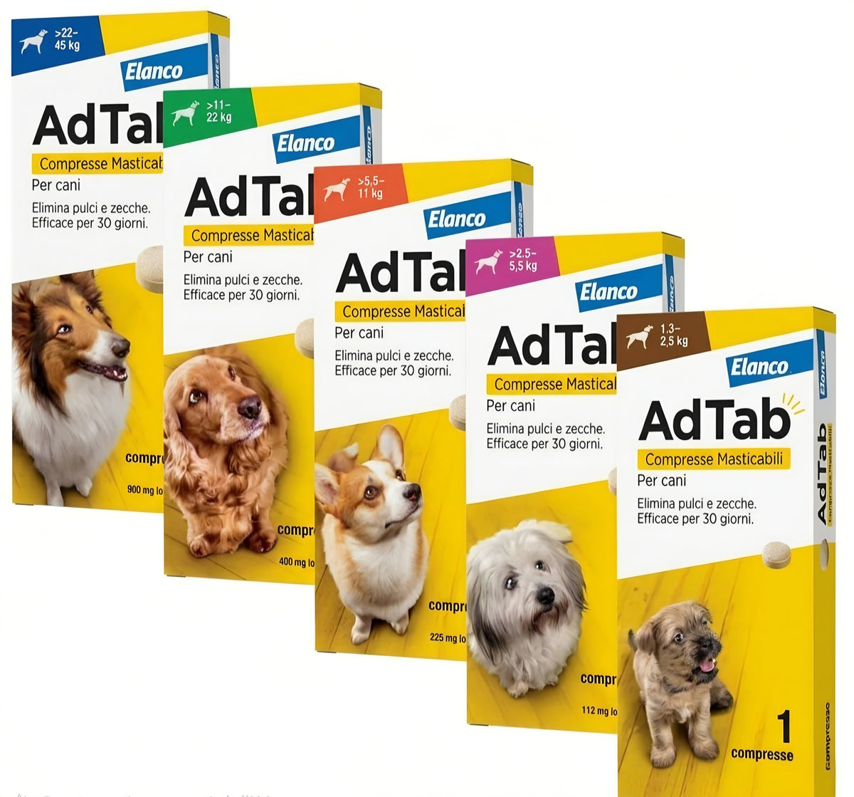 ADTAB COMPRESSA MASTICABILE PER CANI (UNA COMPRESSA)