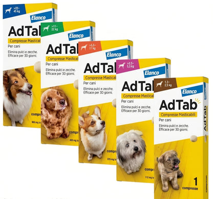 ADTAB COMPRESSA MASTICABILE PER CANI (UNA COMPRESSA)