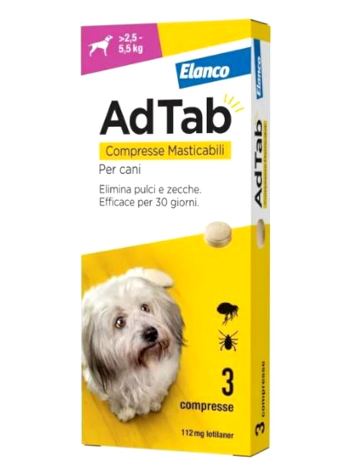 ADTAB COMPRESSE MASTICABILI PER CANI (UNA COMPRESSA)