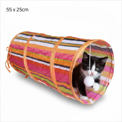TUNNEL CON PALLA IN PELUCHE E CAMPANELLINO