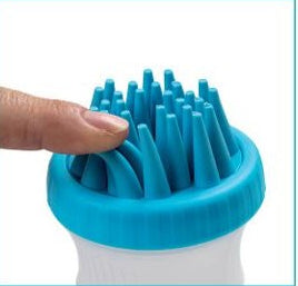 SPLENDY - SPAZZOLA IN SILICONE CON DISPENSER PORTA SAPONE