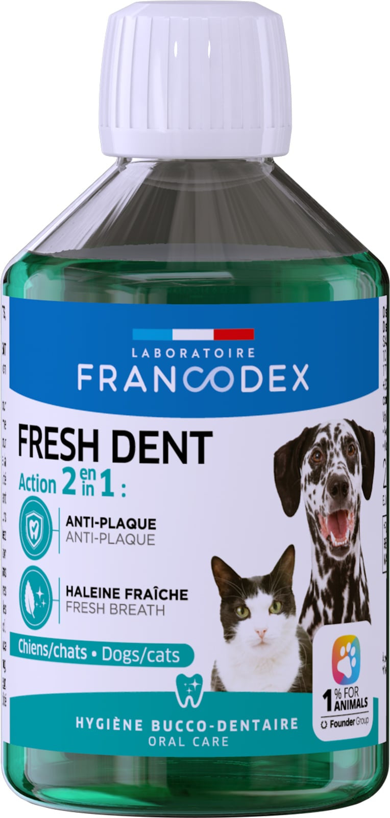 COLLUTORIO FRESH DENT - CANI, CUCCIOLI E GATTI - 250 ML
