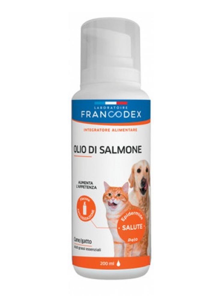 ZOLUX FLACONE OLIO DI SALMONE CANE GATTO 200ML