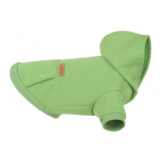 FELPA CON CAPPUCCIO "TEXAS" - VERDE