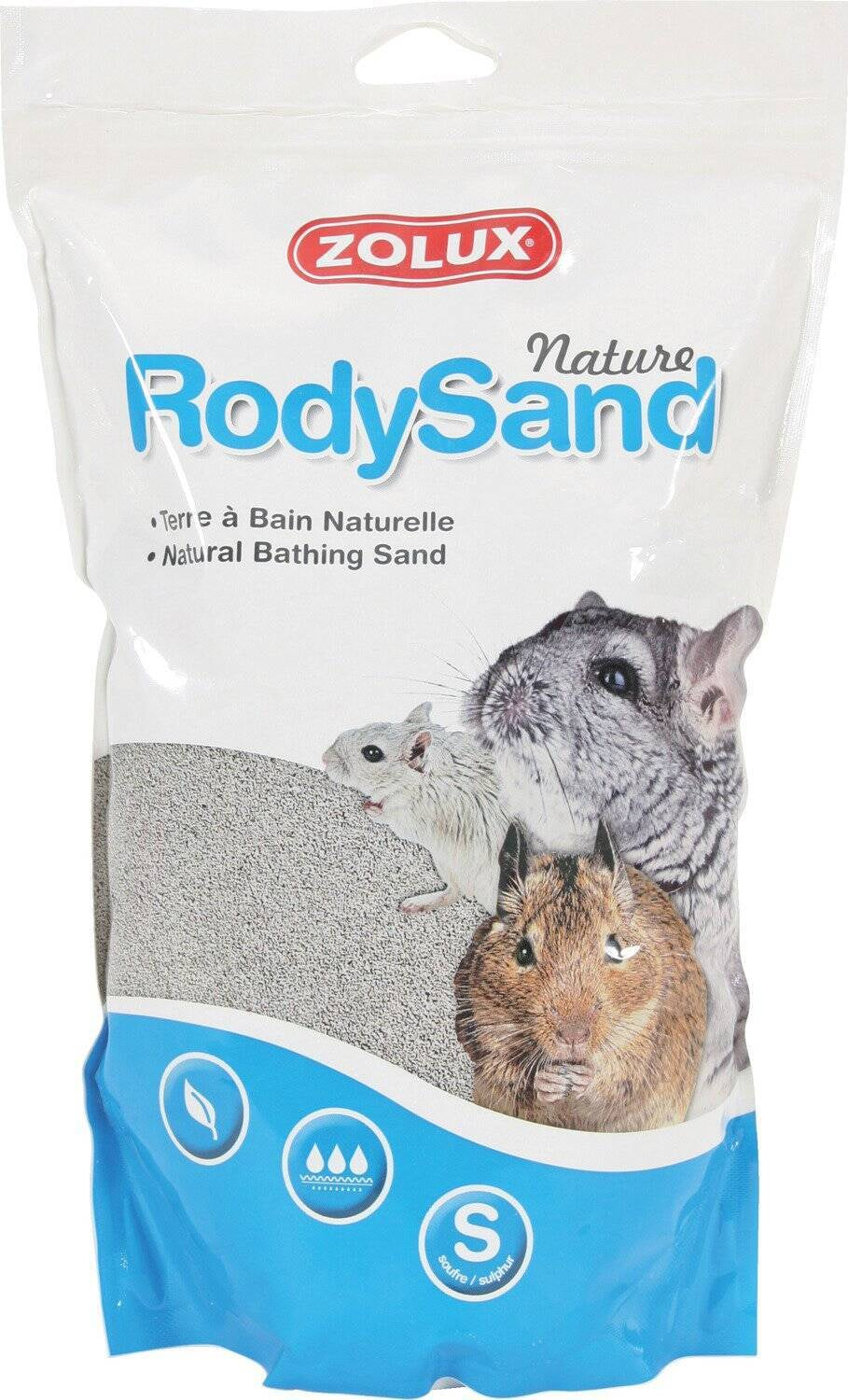 TERRA DA BAGNO PER CINCILLA', DEGU E GERBILLI 2 L