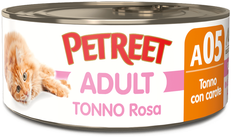 PETREET ADULT IN JELLY A05 - TONNO CON CAROTE 70G