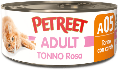 PETREET ADULT IN JELLY A05 - TONNO CON CAROTE 70G