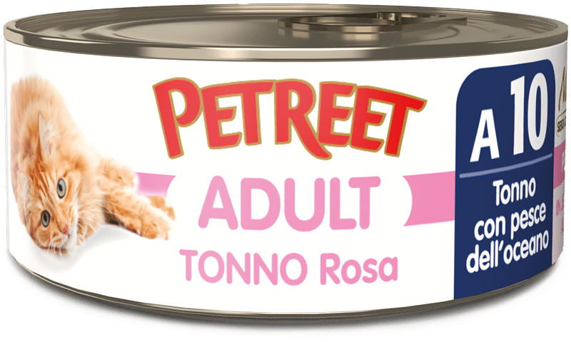 PETREET ADULT IN JELLY A10 - TONNO CON PESCE DELL'OCEANO 70G