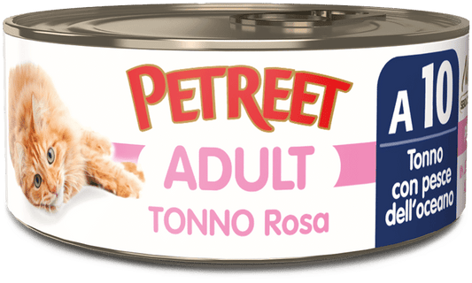 PETREET ADULT IN JELLY A10 - TONNO CON PESCE DELL'OCEANO 70G