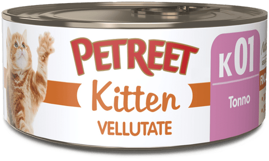 PETREET KITTEN VELLUTATE K01 - TONNO 60G
