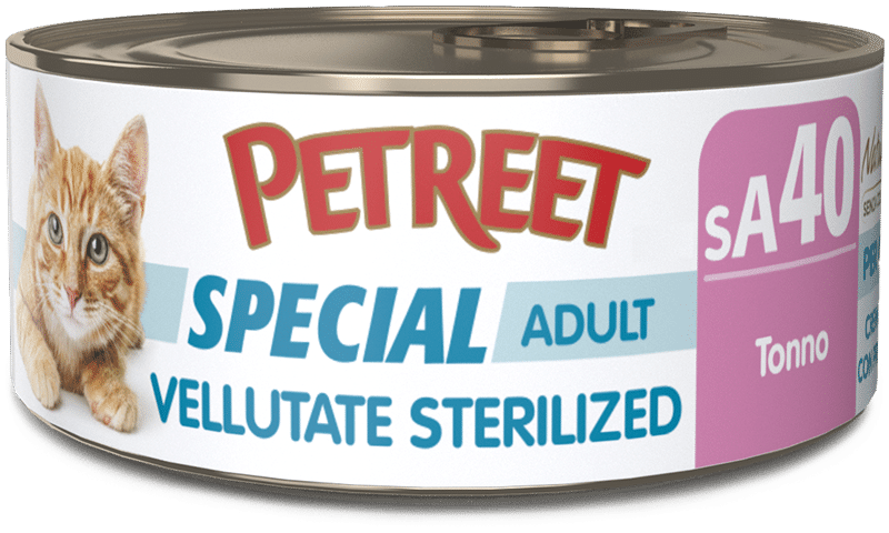 PETREET STERILIZED VELLUTATE sA40 - TONNO 70G