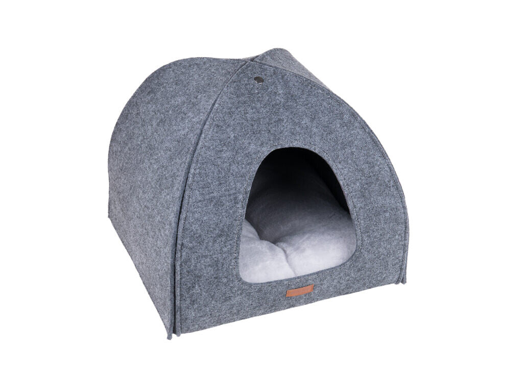 AMIPLAY - Iglù quick-press 2in1 HYGGE Grigio 38cm [GATTO]