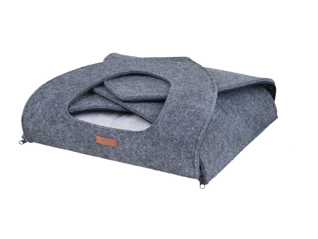 AMIPLAY - Iglù quick-press 2in1 HYGGE Grigio 38cm [GATTO]