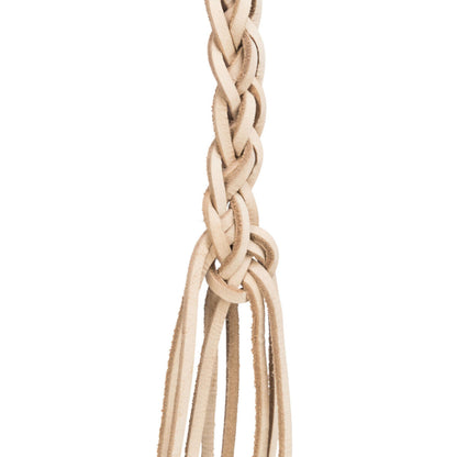 GIOCO IN VERA PELLE E LEGNO PER PAPPAGALLINI 50CM