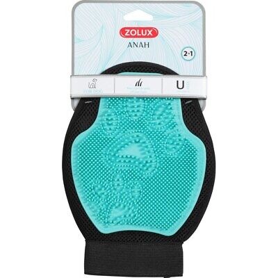 GUANTO DA TOELETTATURA DOUBLE-FACE 2 IN 1
