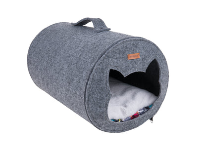 AMIPLAY - Tunnel quick-press 2in1 HYGGE Grigio 31cm [GATTO]