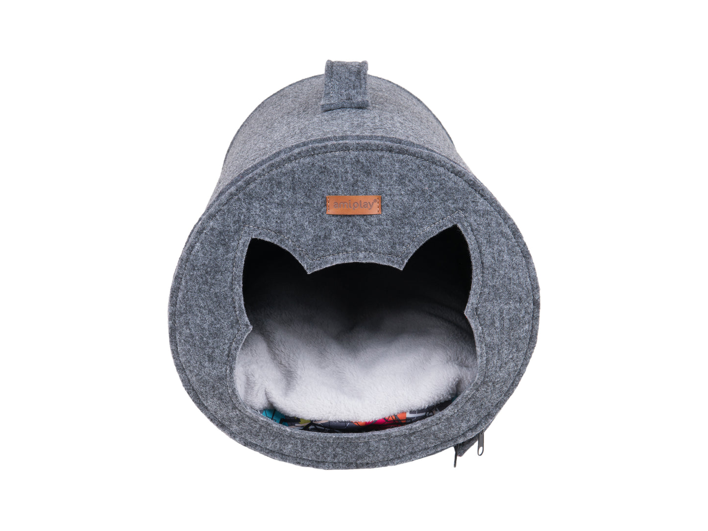 AMIPLAY - Tunnel quick-press 2in1 HYGGE Grigio 31cm [GATTO]