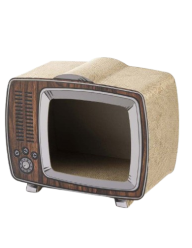 CUCCIA TIRAGRAFFI IN CARTONE TV COLOR
