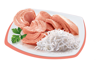 PETREET ADULT IN BRODO DI PESCE A53 - TONNO CON PESCE DELL'OCEANO 70G