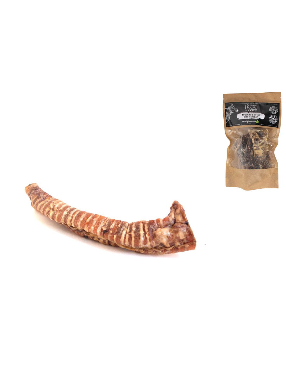 Trachea bovina busta 200 gr 18 cm