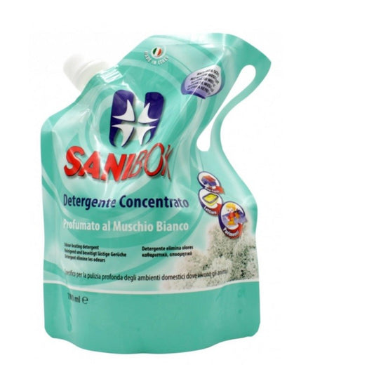 Sanibox Detergente Pavimenti Muschio Bianco 1000ml