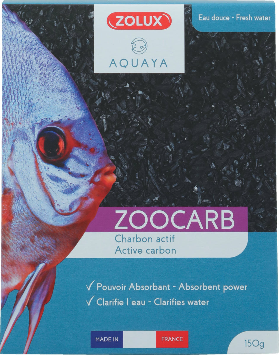 ZOOCARB - CARBONE ATTIVO PER ACQUARI D'ACQUA DOLCE 150G